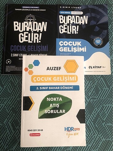 Auzef çocuk gelişimi 2.sınıf