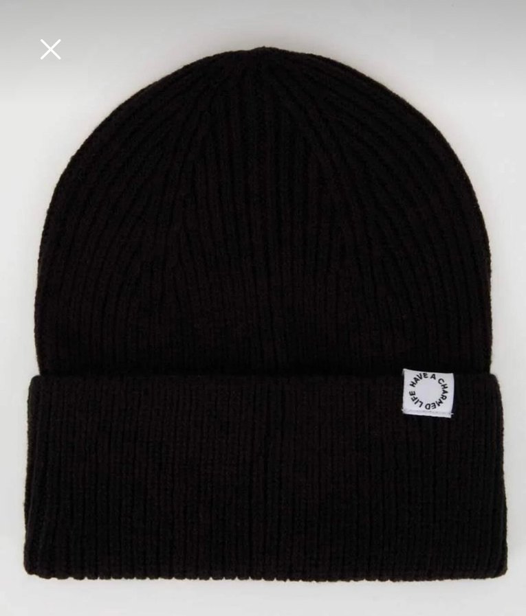 Kadın Siyah Örgü Yün Bere - Görsel 3