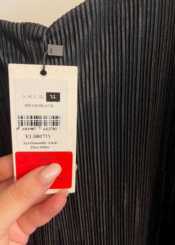 xl Beden siyah Renk Siyah Uzun Elbise