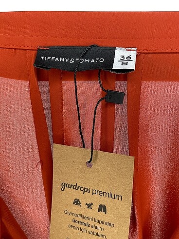 s Beden çeşitli Renk Tiffany Tomato Gömlek %70 İndirimli.