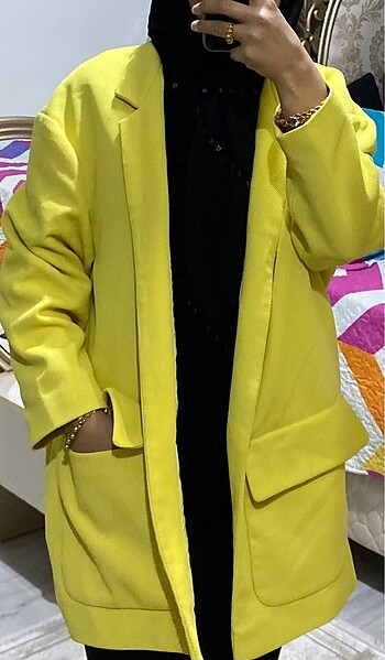 diğer Beden sarı Renk Bleazer ceket