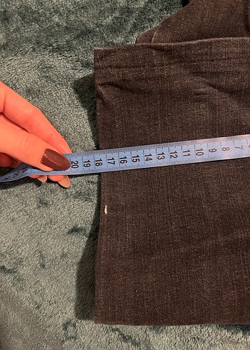 Diğer Koyu Lacivert Kemerli Midi Kadın Kot Pantolon