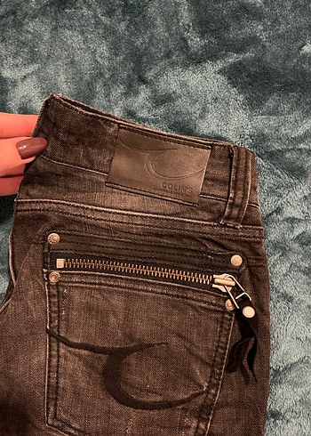 Colin's Fermuarlı Kahverengi Gri Kadın Denim Pantolon