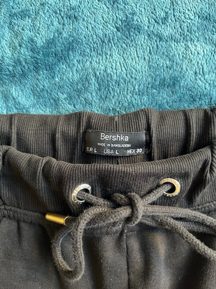 Kadın Siyah İpli Rahat Kesim Eşofman - Görsel 4