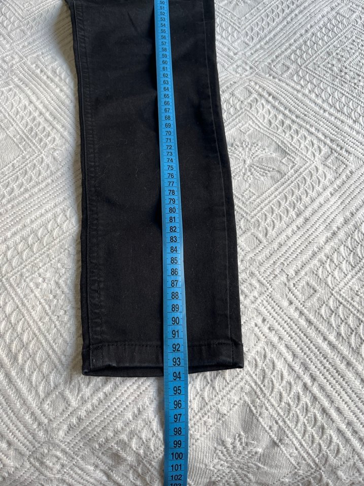 Vena Siyah Kot Pantolon - Görsel 5