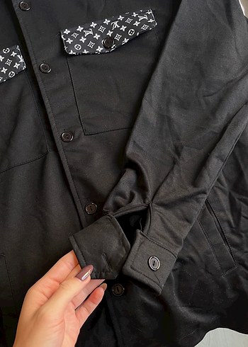 Düğmeli Siyah Erkek Pijama Takımı - Görsel 5