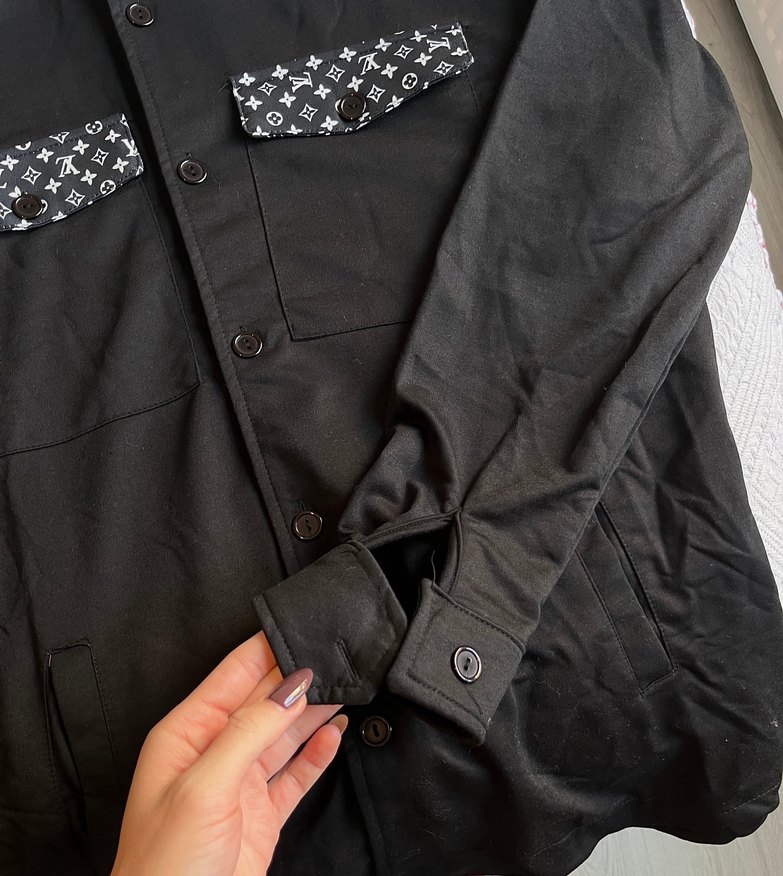 Düğmeli Siyah Erkek Pijama Takımı - Görsel 5