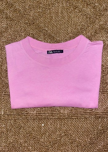 Pembe Crop Top, Rahat Kesim - Görsel 3