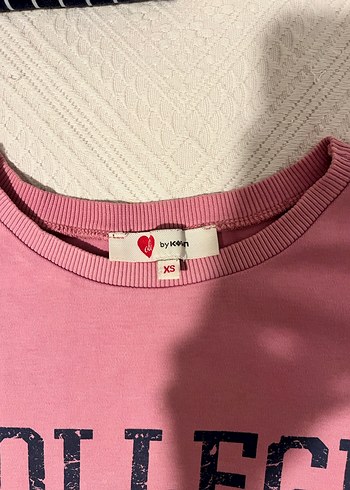 Pembe Baskılı Kadın Sweatshirt - Görsel 2