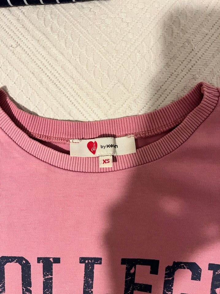 Pembe Baskılı Kadın Sweatshirt - Görsel 2