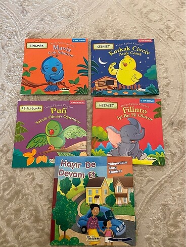 5 adet kitap