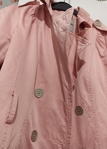 m Beden pembe Renk guess pembe trençkot 