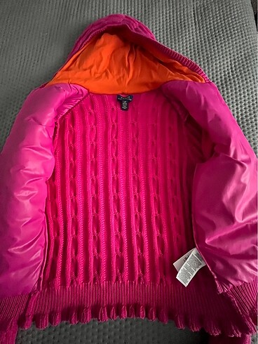 9 Yaş Beden pembe Renk RL mont, 9-10 yaş