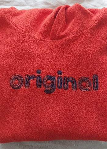 LCW 8-9 yas turuncu Kapüşonlu cocuk Polar - Görsel 6