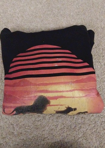 Kapüşonlu Siyah The Lion King Sweatshirt Koton Kids - Görsel 5