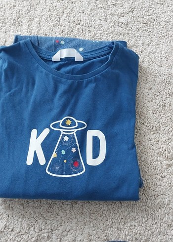 Erkek Çocuk Lacivert Kısa Kollu Pijama Takımı - Görsel 6