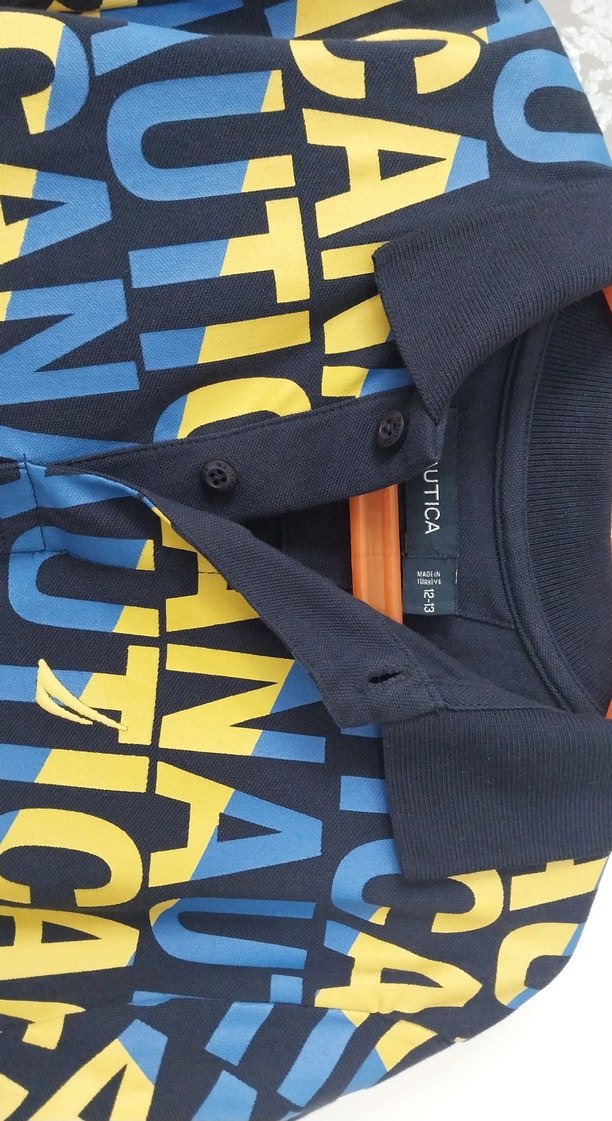 Lacivert Baskılı Erkek Polo Tişört - Görsel 5