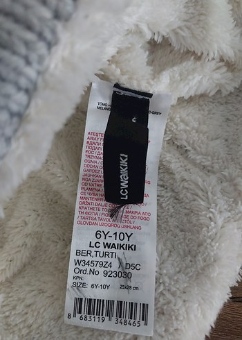 Gri Nakışlı Erkek Çocuk Bere - Görsel 4