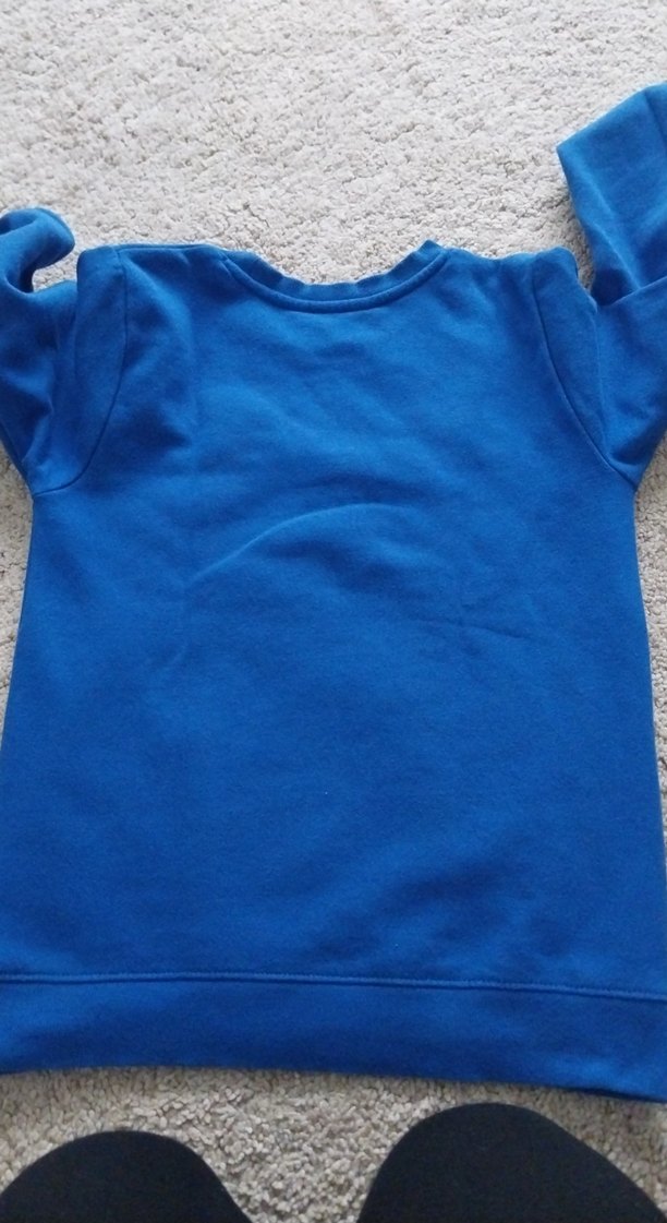 Mavi Erkek Çocuk Robot Baskılı Sweatshirt - Görsel 4