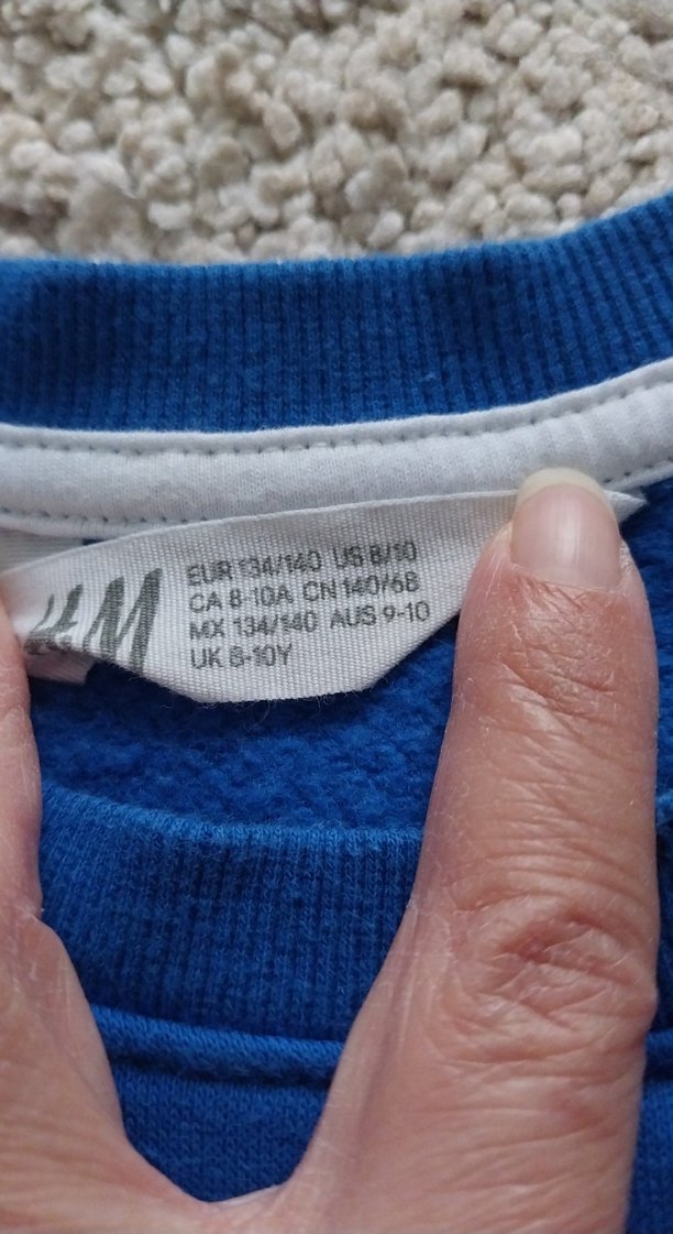 Mavi Erkek Çocuk Robot Baskılı Sweatshirt - Görsel 3