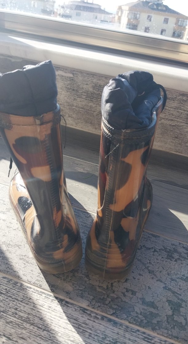 Kahverengi Kamuflaj Desenli Erkek Çocuk cizme - Görsel 2