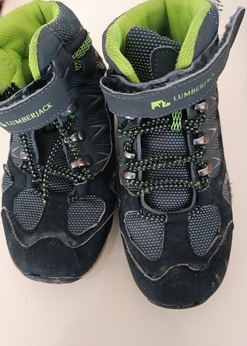 Yeşil Erkek Çocuk Spor Ayakkabı Velcro - Görsel 2