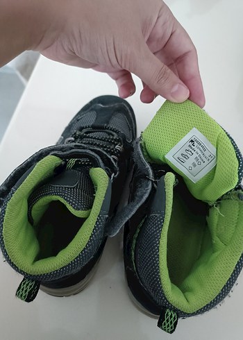 Yeşil Erkek Çocuk Spor Ayakkabı Velcro - Görsel 3