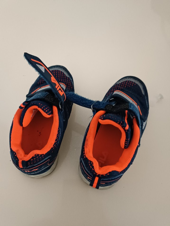 Erkek Çocuk Mavi Velcro Spor Ayakkabı - Görsel 2