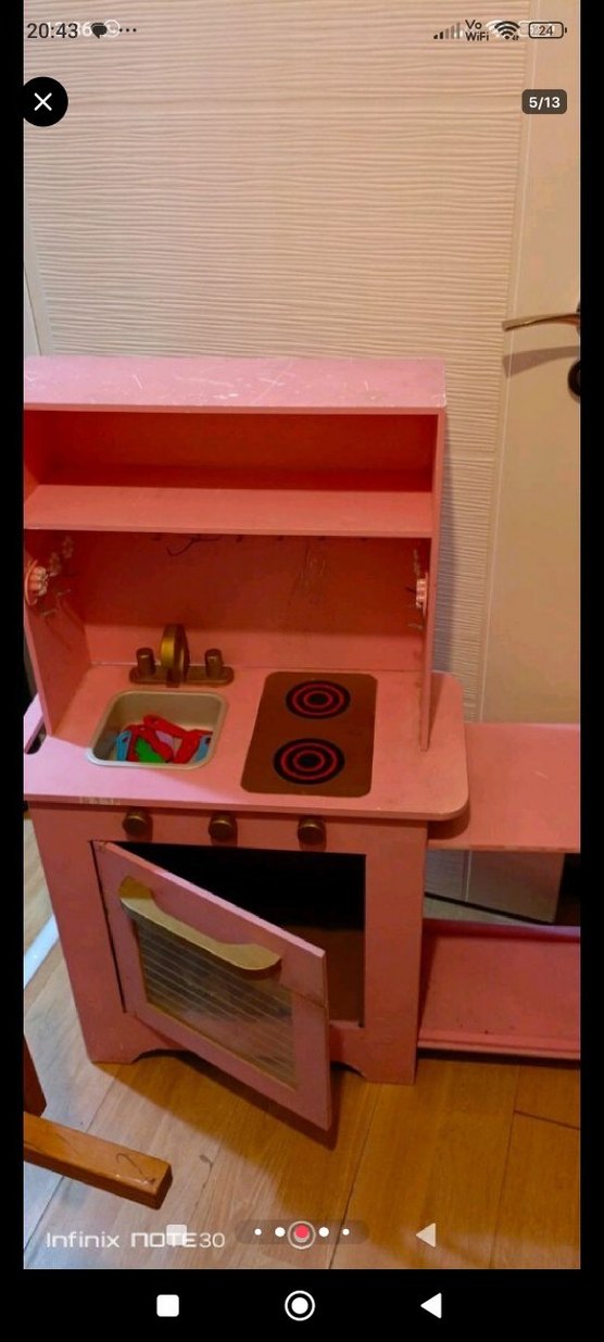 Pastel Pembe Çocuk Şifonyeri - Görsel 2