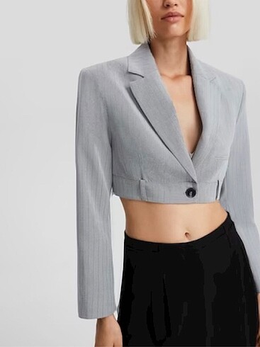 Bershka Crop Blazer