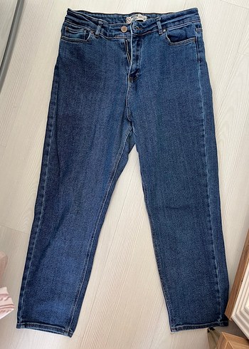 Kadın Mavi Denim Normal Boy Jean