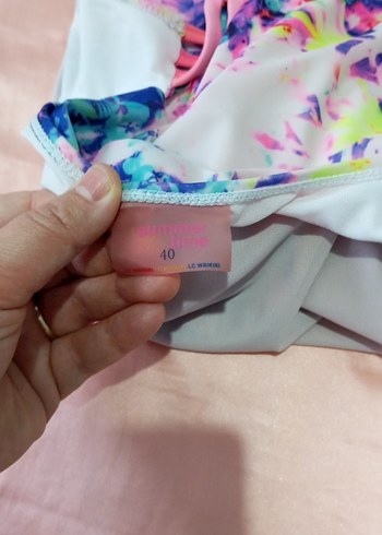 Kadın Çok Renkli Bağlamalı Mayo - Görsel 3