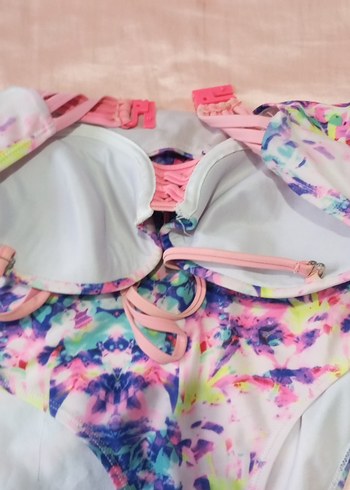 Kadın Çok Renkli Bağlamalı Mayo - Görsel 2