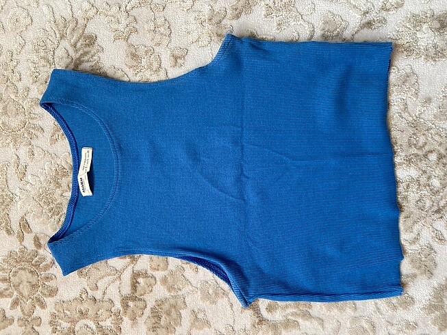 pull bear crop mavi