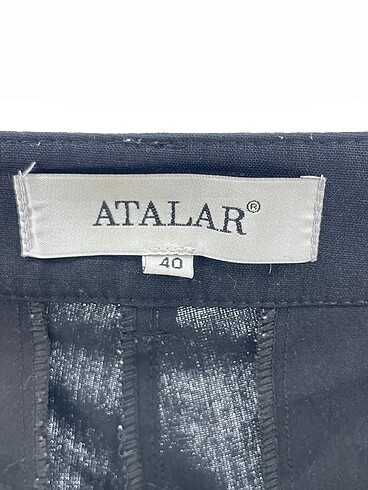 40 Beden siyah Renk Atalar Düz Kesim %70 İndirimli.