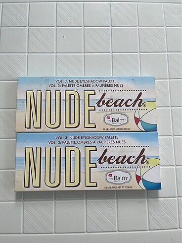  Beden Renk Nude Beach -The Balm-Far Paleti