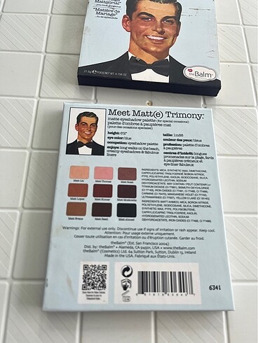  Beden Meet Matt Trimony?The Balm -Far Paleti
