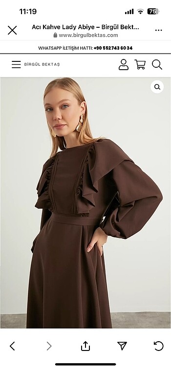Suud Collection Birgül Bektaş lady elbise