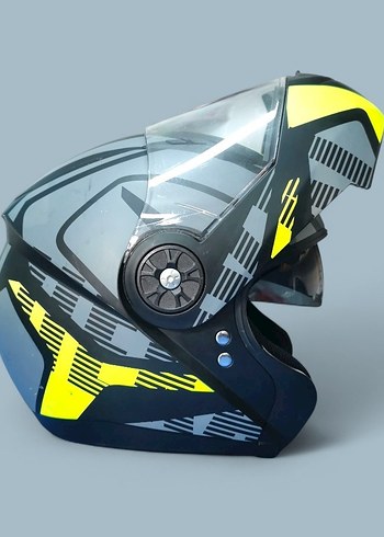 JİEKAİ 902 ÇENE AÇILIR Renkli Desenli Motosiklet Kaskı - Görsel 4