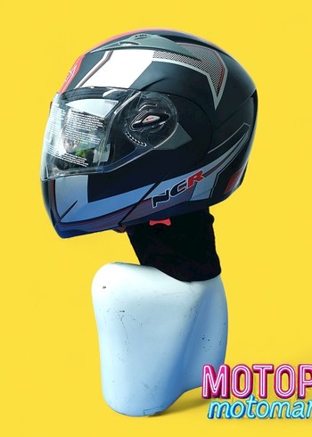 NCR ACTİON ÇENE AÇILIR ÇİFT VİZÖRLÜ MOTOSİKLET KASKI - Görsel 2