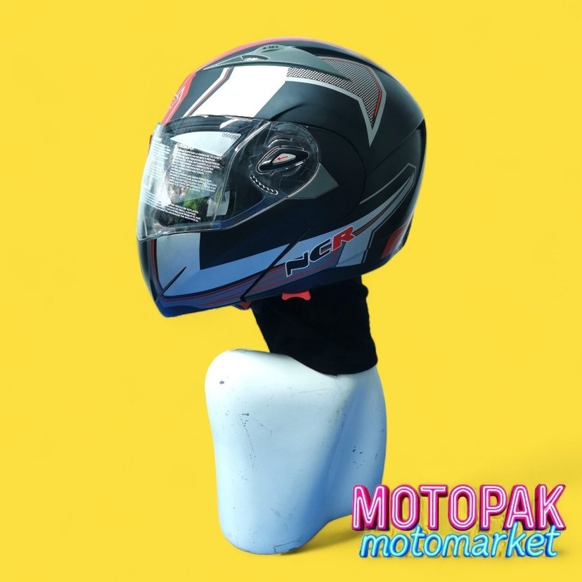 NCR ACTİON ÇENE AÇILIR ÇİFT VİZÖRLÜ MOTOSİKLET KASKI - Görsel 2