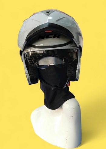 NCR ACTİON ÇENE AÇILIR ÇİFT VİZÖRLÜ MOTOSİKLET KASKI. - Görsel 4