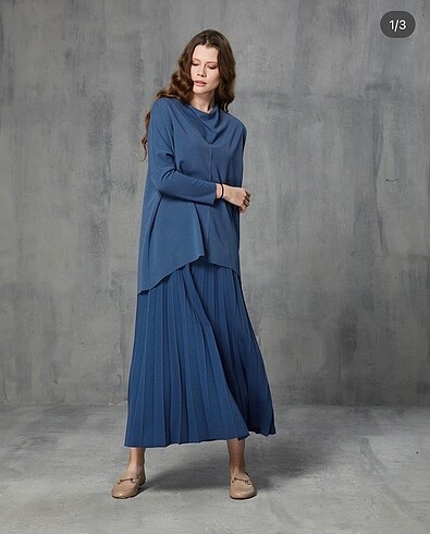 Krem degaje yaka bluz - Görsel 4