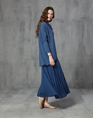 Krem degaje yaka bluz - Görsel 6