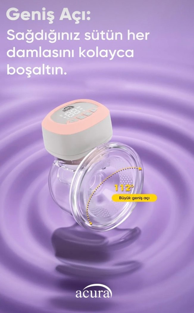 Göğüs Pompası Acura AC-3030 Pembe - Görsel 4