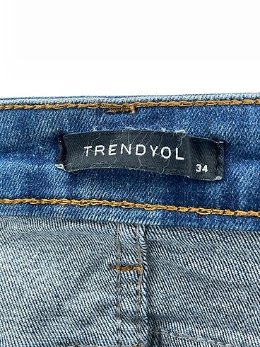 34 Beden mavi Renk Trendyol & Milla Jean / Kot %70 İndirimli.