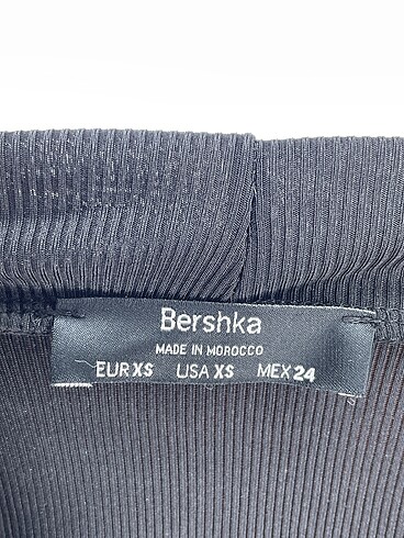 xs Beden siyah Renk Bershka Bluz %70 İndirimli.