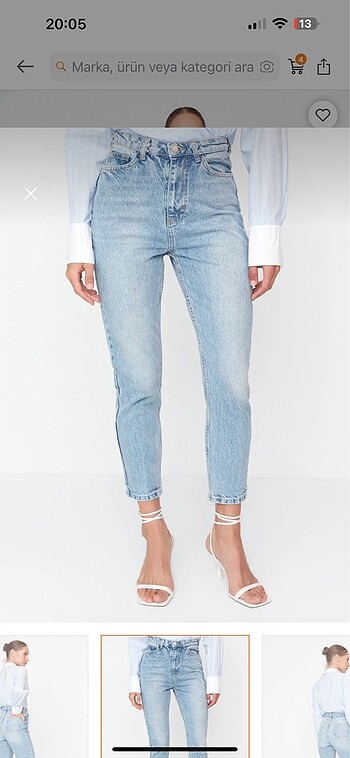 m Beden Trendyolmilla mom jean