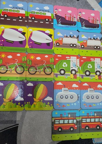 Çocuklar için renkli geri dönüşüm yapbozu - Görsel 8