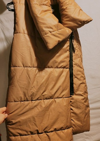 Fermuarlı Bej Kadın Midi Yelek - Görsel 10